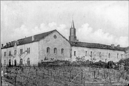 Abbaye de Divielle en 1930  Goos dans les Landes